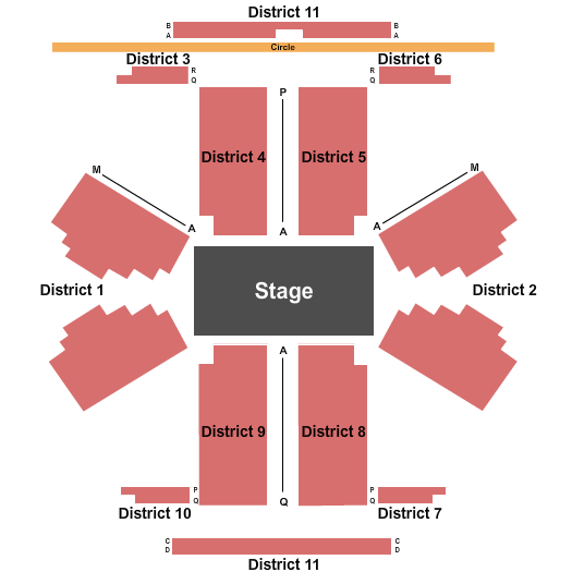 Troubadour Canary Wharf Theatre seating chart