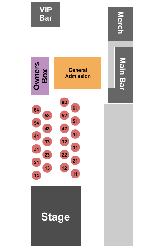 Tulips FTW seating chart