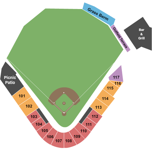 U.S. Steel Yard seating chart