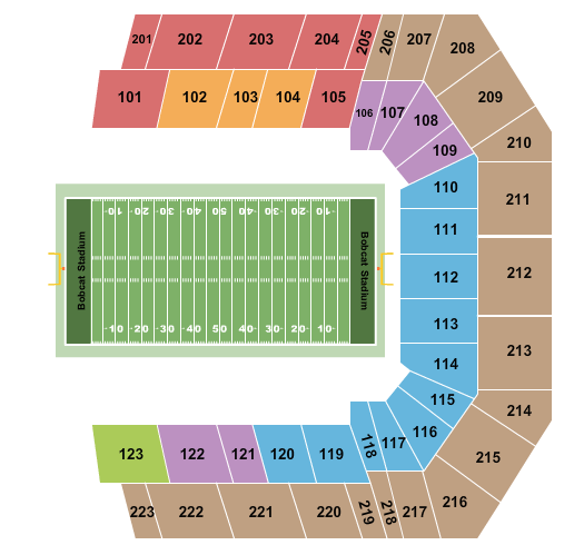 UFCU Stadium seating chart