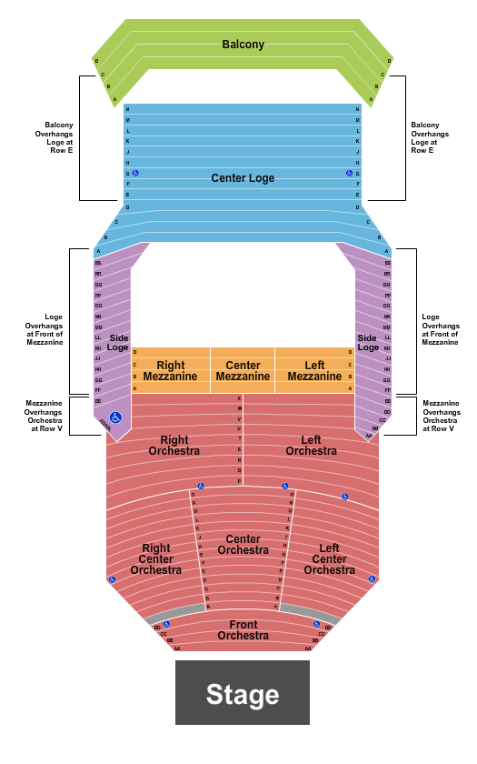 Uihlein Hall at Marcus Center For The Performing Arts seating chart