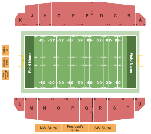 Uni-Dome seating chart