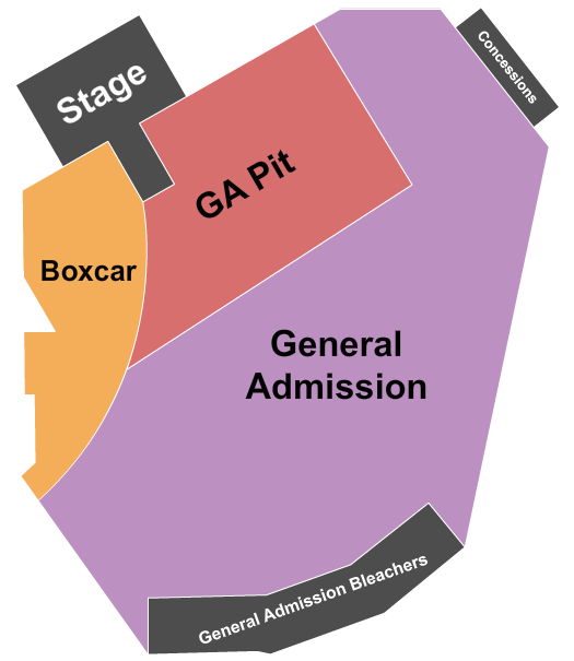 UP District at Festival Field seating chart