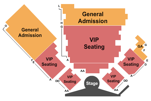 V4 V Theater - Planet Hollywood Resort & Casino seating chart