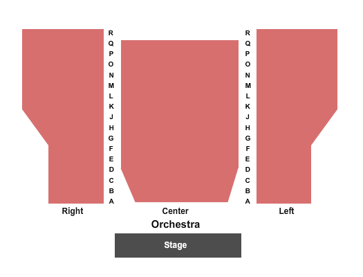 Vacaville Performing Arts Theatre seating chart