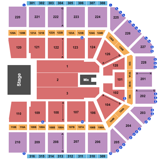 Van Andel Arena seating chart