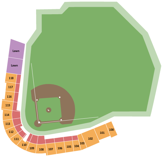 Veterans Memorial Stadium - Cedar Rapids seating chart