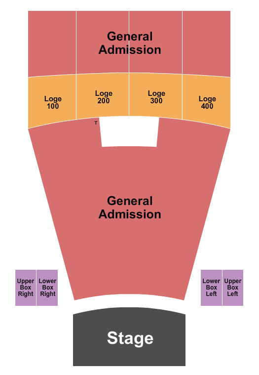Vic Theatre seating chart