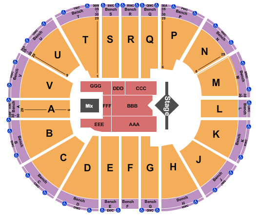 Viejas Arena At Aztec Bowl seating chart