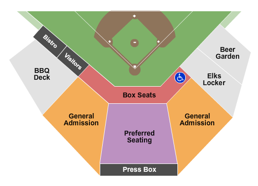 Vince Genna Stadium seating chart