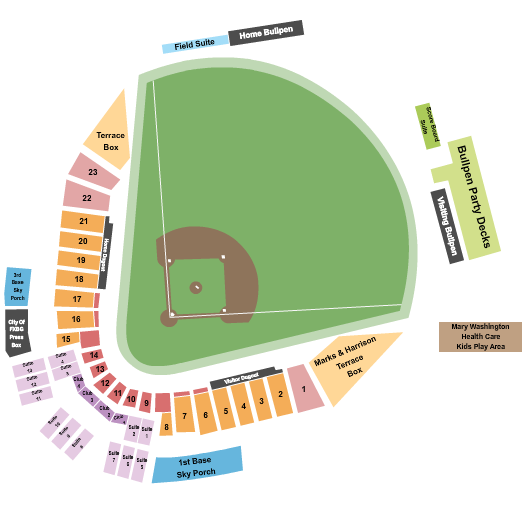 Virginia Credit Union Stadium seating chart