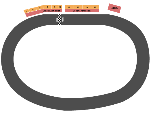 Volusia Speedway Park seating chart