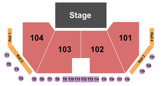 Von Braun Center Mars Music Hall seating chart