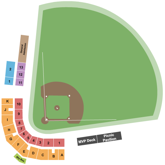 Voyager Stadium seating chart