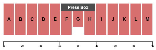 Walter E. Kottmeyer Stadium at Downingtown West High School seating chart