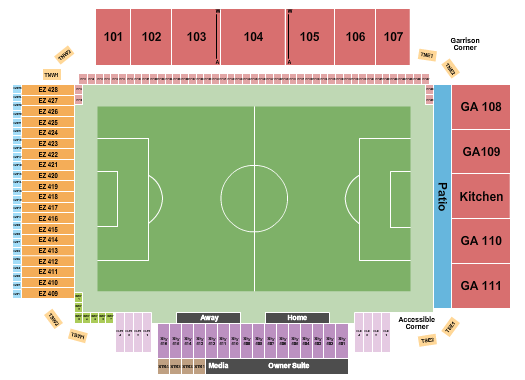 Wanderer Grounds seating chart
