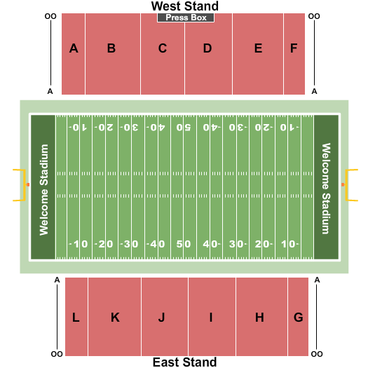 Welcome Stadium seating chart