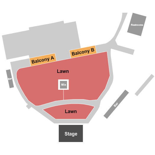 White Oak Music Hall - Lawn seating chart