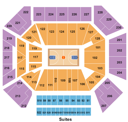 Wintrust Arena seating chart