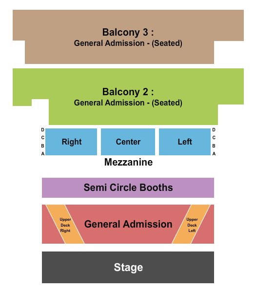 Worcester Palladium seating chart