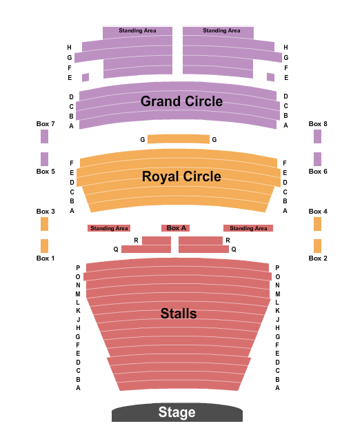 Wyndhams Theatre seating chart