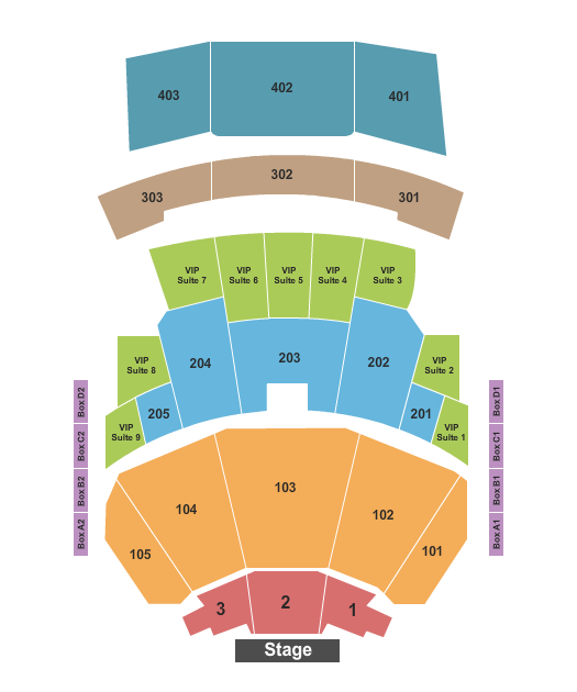 Yaamava Theater at Yaamava Resort & Casino seating chart