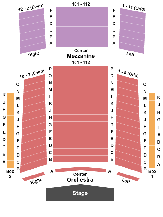 Zilkha Hall - Hobby Center seating chart